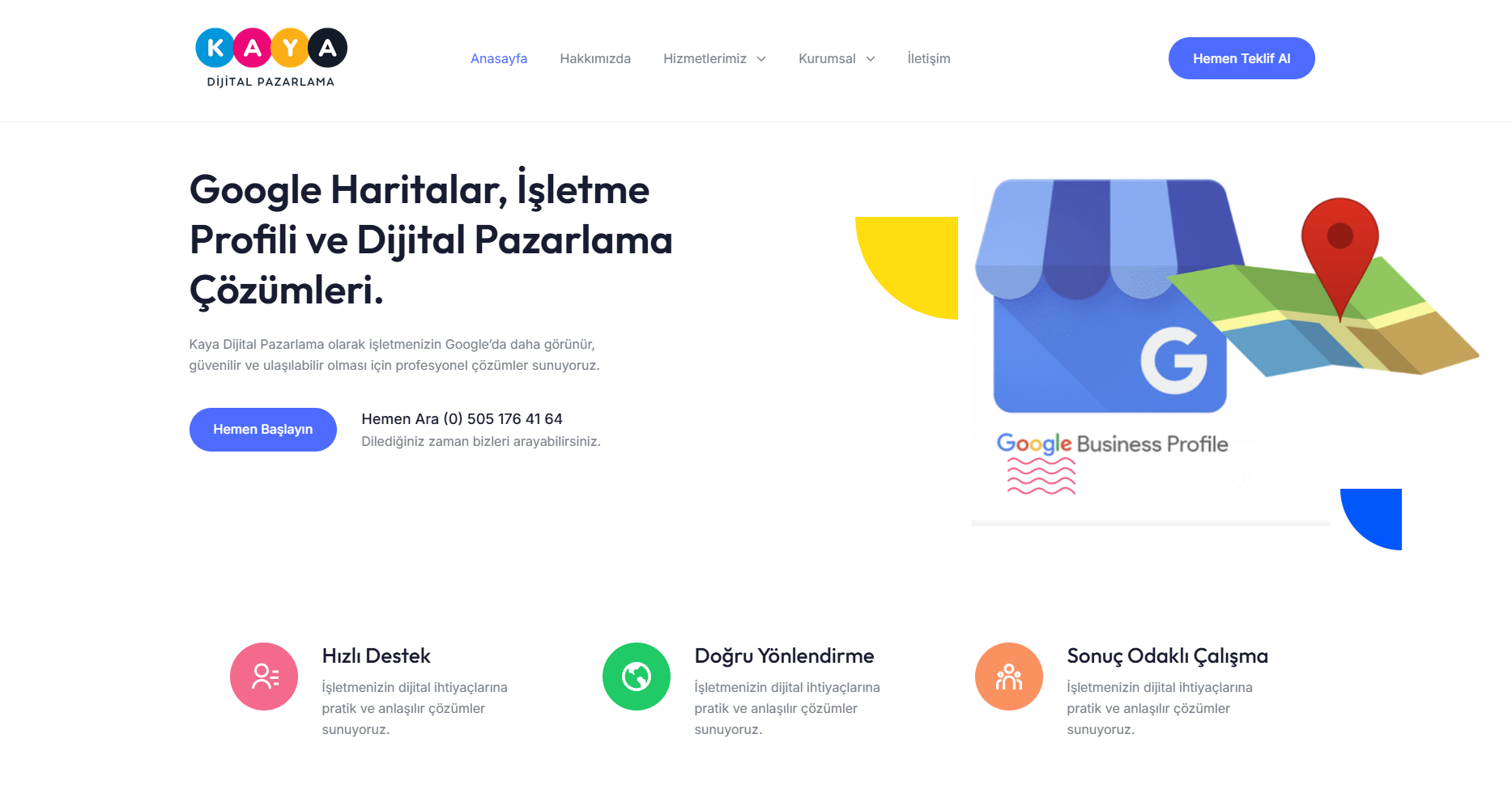 Dijital Pazarlama Web Sitesi